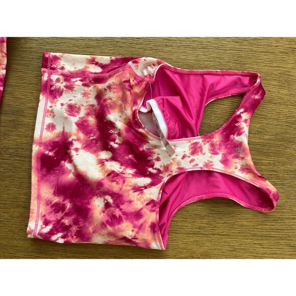 Ideology Macy’s TWO-PIECE girls set. Tie dye. Pink. New with tags. Size L or 12 - Picture 8 of 8